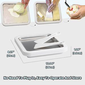 Máquina para Hacer Helados JoyMech con Placa Enfriadora y 2 Espátulas, Función de Placa Fría para Helados en Rollo Perfectos - Product Image 2