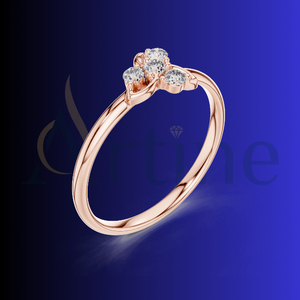 Heer jewels Bague de luxe 10K Design tendance pour femme - Product Image 1