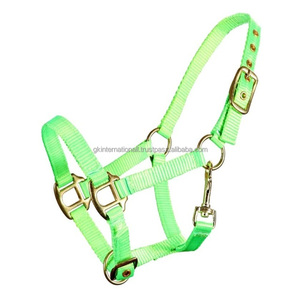 Nouveau design de licou en nylon multicolore imperméable à l'eau en 3 couleurs vives et tailles personnalisées accessoires en laiton solides et réglables - Product Image 4