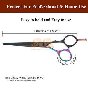 Tijeras para cortar el cabello, herramienta profesional para peinar el cabello, tijeras para el cabello de acero inoxidable de alta calidad para peluquero y salón - Product Image 5