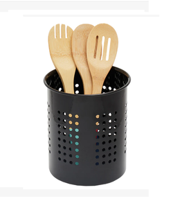 Soporte antiguo para utensilios de acero inoxidable para el hogar y el restaurante con soporte de ventilación para palillos, estante para cocina, mesa de comedor - Product Image 1
