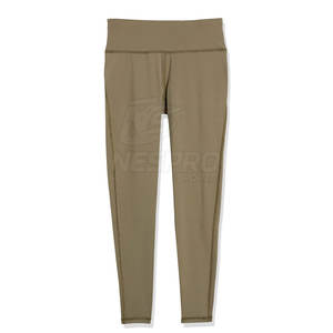 Servicio OEM Mujeres Sólido Mediados de cintura Leggings Transpirable Ecológico Yoga Gimnasio Desgaste Mejor precio Personalizado para la venta en línea - Product Image 4