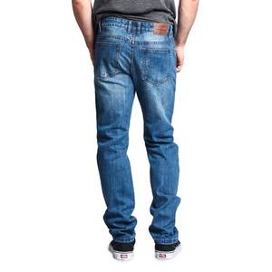 Pantalones vaqueros plisados dobles de cintura alta para hombre, pantalones vaqueros elásticos azules sueltos rectos clásicos de otoño, pantalones de talla grande 30-42 44 46 - Product Image 2