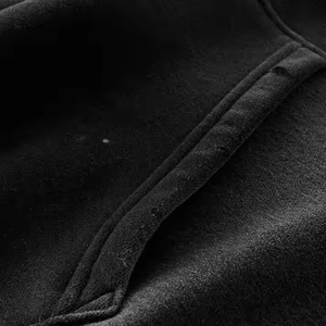 Sweat à capuche unisexe en molleton épais/éponge française de haute qualité, respirant et à séchage rapide, coupe classique, idéal pour l'hiver - Product Image 4