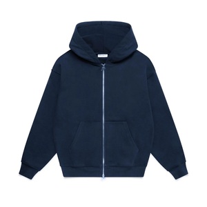 Sudadera con capucha de algodón 100% personalizada hecha profesionalmente para hombres, ropa de calle pesada de alta calidad, venta al por mayor, patrón sólido - Product Image 1