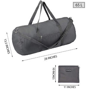 New Customize Duffel <b>Bag</b> 20-24-28 Inches Foldable Gym <b>Bag</b> for <b>Women</b> Duffle <b>Bag</b> Lightweight with Inner Pocket for Travel <b>Sports</b> - Product Image 5