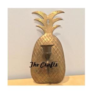 Iron And Mirror Wall Decor <b>Candle</b> Holder Pineapple Design Wall <b>Hanging</b> <b>Candle</b> Holder For Hotel Wedding Use - Product Image 4