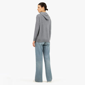 Pull à capuche surdimensionné pour femme Sweat à capuche polaire à manches longues Streetwear Respirant Design mignon 100% coton pour l'hiver automne - Product Image 4