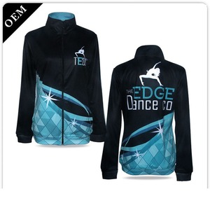 Veste d'échauffement pour pom-pom girl avec logo d'équipe personnalisé uniforme en strass vente en gros OEM ODM vêtements de sport académie de danse - Product Image 2