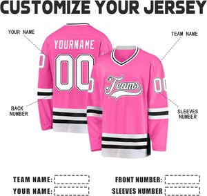 Uniformes d'équipe de hockey sur glace Conception d'usine OEM Couleurs personnalisées Tackle Sergé Couture Style tendance en gros - Product Image 3