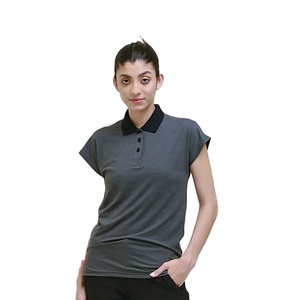 เสื้อโปโลสำหรับผู้หญิงเสื้อโปโลผ้าคอตตอน100% แห้งเร็วไม่มีลายพิมพ์โลโก้ออกแบบได้ตามต้องการ - Product Image 1