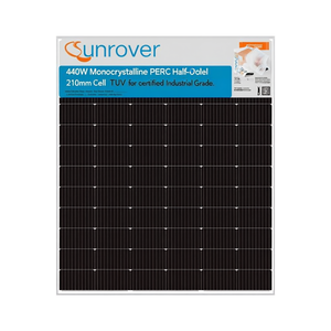 Panneau solaire monocristallin PERC Sunrover 440W à demi-cellules 210mm certifié TUV pour usage industriel - Product Image 2