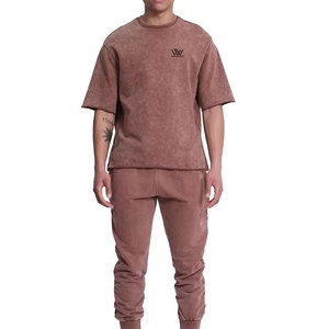 Ropa de entrenamiento y jogging Camisetas y pantalones transpirables para hombre Camisetas y pantalones con logotipo personalizado - Product Image 1