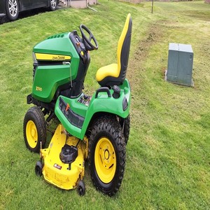 For John for Deere X738 48V Cordless Agricultural Lawn Mower with <b>125cc</b> 2-Stroke <b>Engine</b> Industrial Riding Tractor Grass for DIY - Product Image 6