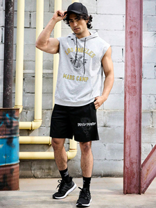 Hoodie sans manches personnalisé pour homme, été, avec poche kangourou, séchage rapide, respirant, tissu de haute qualité, vente en gros, fabriqué au Pakistan - Product Image 5