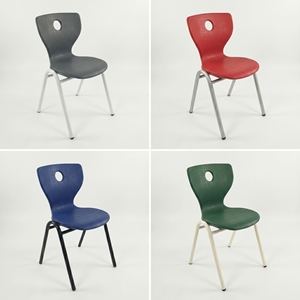 Bureau d'école moderne avec plateau en bois et chaise, design minimaliste durable pour une utilisation en classe, utilisation commerciale, garantie de 2 ans - Product Image 6