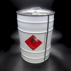 Tambor cilíndrico de hojalata de la mejor calidad, 300 mm, con capacidad total de 14 a 27,8 litros, con asa y orificio para verter. - Product Image 4