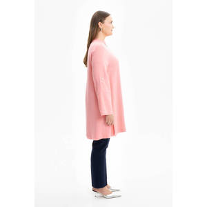 เสื้อคลุมลำลองปักลายปลาแซลมอนผ้าวิสโคส - Product Image 2