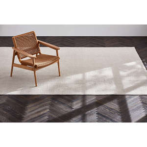 Fauteuils d'appoint modernes Randy en teck massif et rotin tressé avec finition naturelle pour hôtel, villa, usage extérieur - Product Image 2
