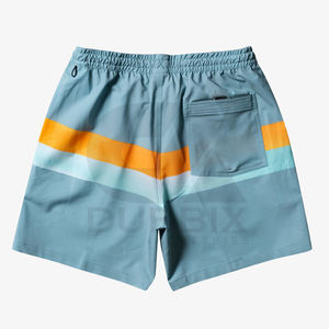 กางเกงขาสั้นชายหาดแห้งเร็วมาใหม่พร้อมโลโก้ที่กำหนดเองสไตล์ถนนสูง - Product Image 2