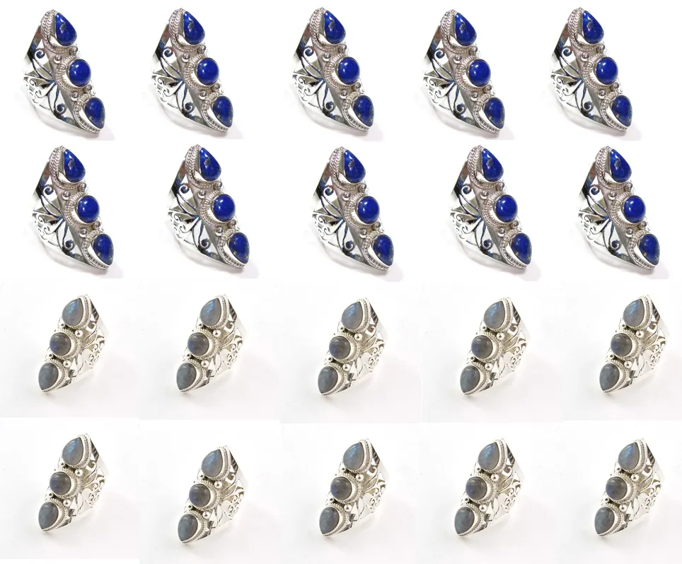 rings jewelry sterling 925 silver wholesale lot mixed rings gemstone jewelry wedding bands