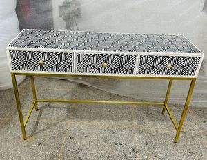 Silla moderna con incrustaciones de hueso floral para sala de estar, muebles para el hogar, diseños con incrustaciones de hueso de la India para hoteles y escuelas - Product Image 5