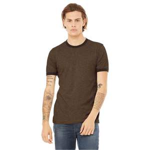 Camiseta lisa de talla grande para niños con bolsillo de parche, cuello redondo, tamaño personalizado, último diseño, camisetas de tendencia - Product Image 2