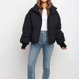 Chaqueta Corta Acolchada de Invierno para Mujer, Chaqueta Abrigada y Ligera para Clima Frío, Chaqueta de Moda - Product Image 4