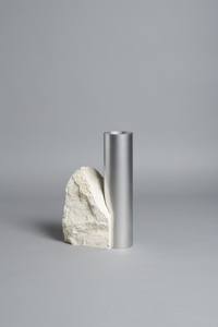 Par de jarrones de equilibrio de latón contemporáneo, soporte de flores de Metal moderno, maceta redonda minimalista, decoración artística, contenedor, acento de mesa - Product Image 3