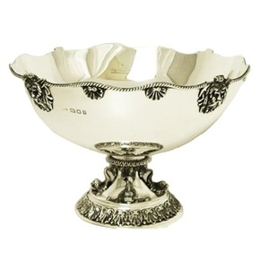 Vente chaude Antique Finition Forme Personnalisée Alimentaire Dessert Serveur Décoratif Métal Fruits Bol Hôtel Restaurant Restauration Utilisé - Product Image 3