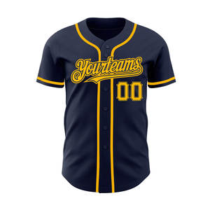 Maillot de baseball unisexe respirant avec texte cousu, uniforme de sport personnalisé pour hommes garçons adultes, softball grande taille - Product Image 5