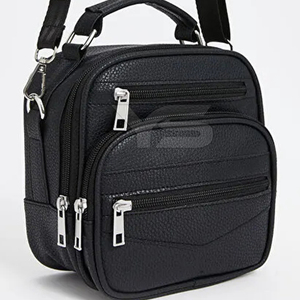 Sac à bandoulière en cuir véritable pour hommes Sac à bandoulière Messenger avec option multicolore - Product Image 2