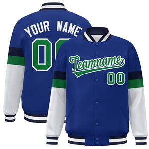 Custom Men's High Quality Reversible Baseball Jacket Winter Street Wear with Embroidery <b>Canvas</b> Front Logo - Product Image 3