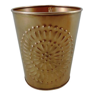 Ensemble intérieur et extérieur de 3 bougeoirs en métal plaqué argent pour décoration de Noël faits à la main - Product Image 6