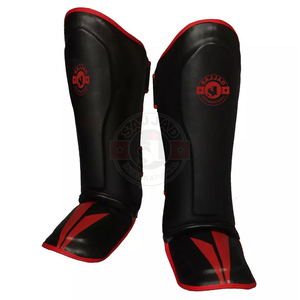 Espinillera de cuero sintético de diseño único, protector de espinillera MMA para exteriores, nueva tendencia - Product Image 1