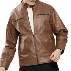 Veste de moto en cuir respirante sur mesure pour hommes saison d'hiver concevez vos propres vêtements de course automobile - Product Image 1