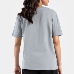 เสื้อยืดสีพื้นผ้าฝ้าย100% สำหรับผู้หญิงเสื้อยืดแฟชั่นแนวสตรีทเสื้อยืดสีพื้นผ้าฝ้ายแฟชั่นใหม่สำหรับฤดูร้อนของผู้หญิง2026 - Product Image 3