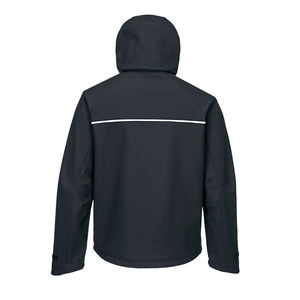 Prix de gros d'usine Veste Softshell pour hommes pour tenue décontractée Veste Softshell à manches longues pour hommes de haute qualité avec logo personnalisé - Product Image 3