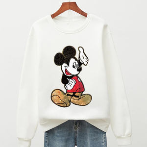 Mode féminine décontracté ample confortable sweats à col rond vêtements d'hiver décontractés sweats à vendre - Product Image 2