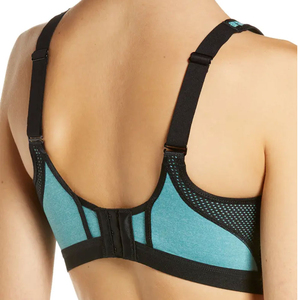 New Arrival High Quality Breathable Simple Women's Sports Bra Front Logo Option Medium Support 100% Polyester for Yoga Fitness - Product Image 5