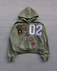 เสื้อฮู้ดลาย100% ผู้ชาย, สีทึบแบบลำลองผ้าคอตตอนสวมใส่แห้งเร็วระบายอากาศได้ดี - Product Image 5