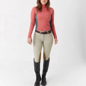 Wholesale Equestrian Clothes <b>Horse</b> <b>Riding</b> Show Shirts Quick Dry Long Sleeve Base Layer Events Competition Show Shirts for Women - Product Image 3