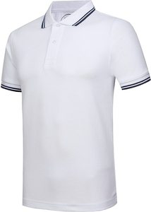 Golf de poliéster personalizado de alta calidad para Polo, camiseta de negocios bordada sólida, 100% algodón, punto de verano, directo de fábrica - Product Image 3