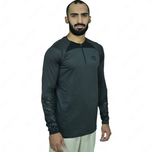 Camisetas Deportivas para Hombre, Otoño, Cierre de Cremallera, Ligeras, Ecológicas, Elásticas en 4 Direcciones, Secado Rápido, Transpirables, Antibacterianas, Protección UV - Product Image 6