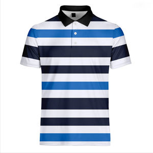 Polo de golf respirant pour hommes de haute qualité en coton uni personnalisé coupe ajustée équipe polyester noir bas prix avec numérique - Product Image 1
