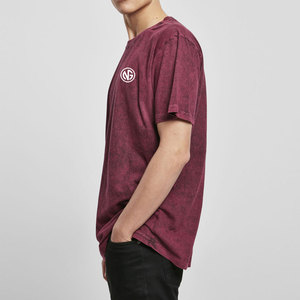 Créez votre propre logo sur un t-shirt vintage délavé à l'acide, 100% coton, tricoté, vêtements décontractés pour hommes, haute qualité - Product Image 4