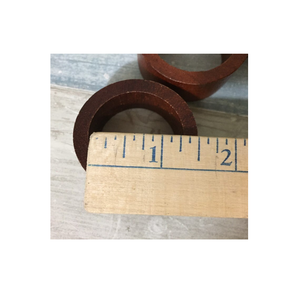 Rond de serviette en bois fête de mariage Banquet Table décoration porte-serviettes boucle multi couleur anneaux de serviette conception - Product Image 4