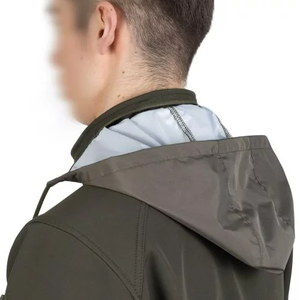 Men's Autumn/Winter Waterproof Windproof <b>Hooded</b> <b>Soft</b> <b>Shell</b> <b>Jacket</b> Durable Fabric Quick Dry Functional Pocket System for - Product Image 4