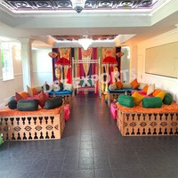 Virasat Mela décor de scène pour Punjabi Cultural Night Punjabi Sangeet fond de scène de mariage DJ Night Party Décorations Boîte emballée