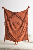 Vente en gros de couvertures en coton jacquard de qualité supérieure, 100% coton, personnalisables, écologiques, super douces, légères et luxueuses